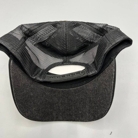 Vintage Cliff Raven Hat Black Ed Hardy Japanese tattoo Snap back Trucker Cap 90s - Picture 7 of 8